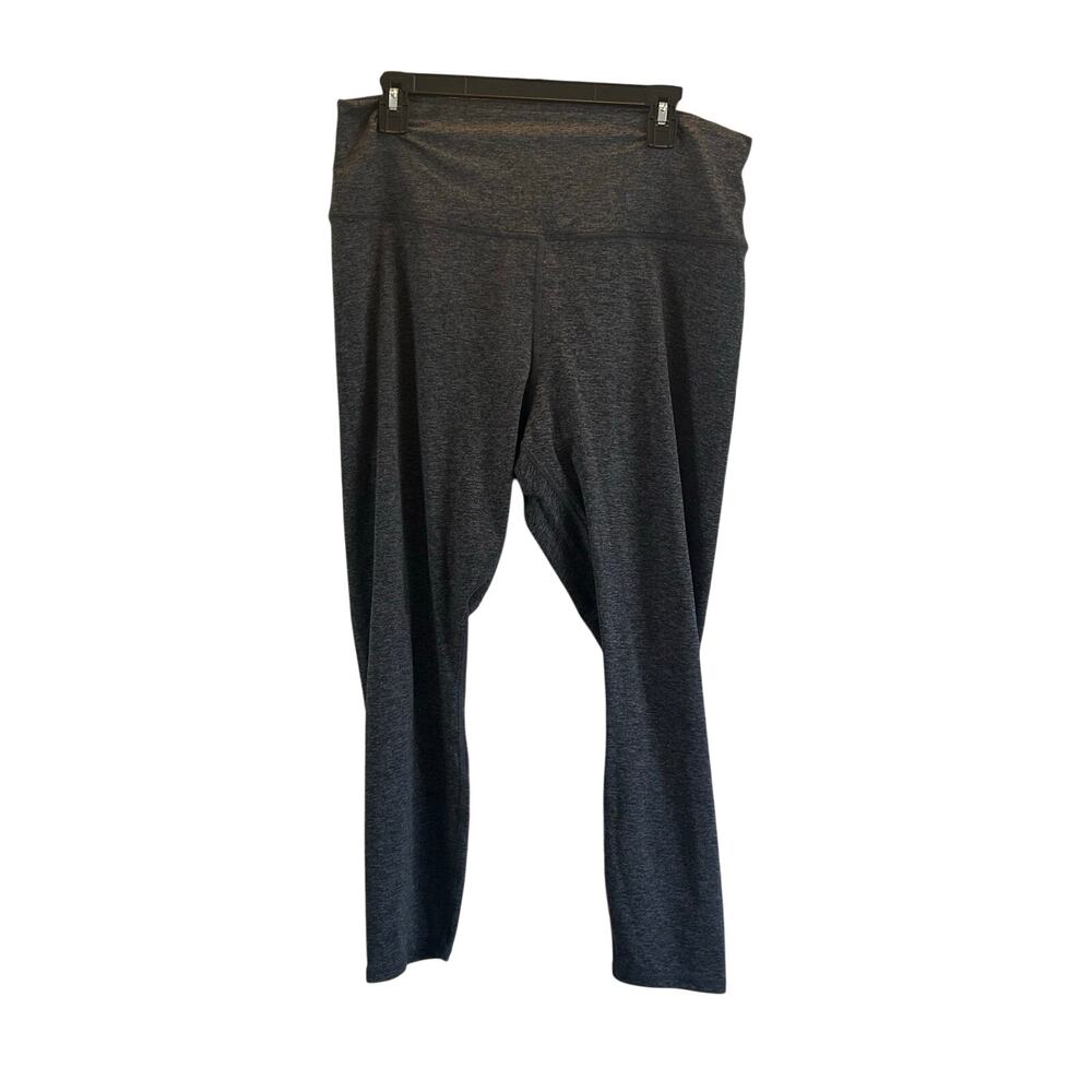 Quince dark grey stretchy yoga pants running loungewear XL - Picture 2 of 5